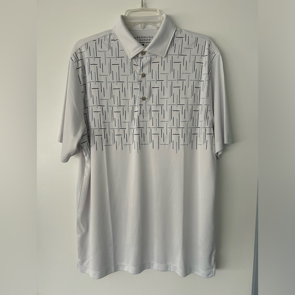 Bermuda Sands polo shirt, performance fabric, size L